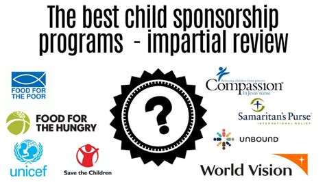 sponsor a child charity reviews